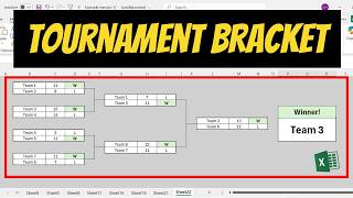 How To Make a Tournament Bracket in Excel