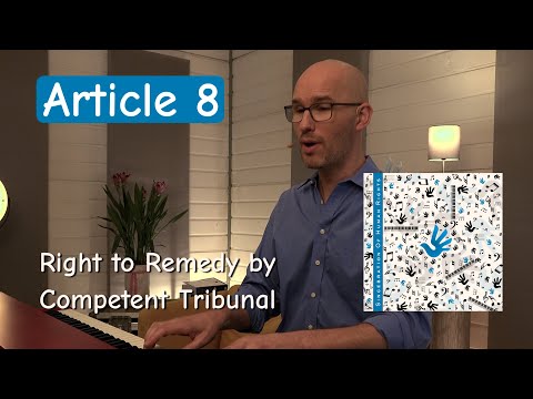 Article 08 - Right to Remedy by Competent Tribunal