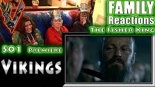 VIKINGS | 501 | The Fisher King | FAMILY Reactions | Fair Use