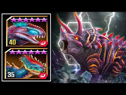 VULCAN 19 Vs PACHYGALOSAURUS,YUDON,CERAZINOSAURUS - Jurassic World The Game