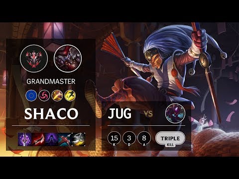 Shaco Jungle vs Kha'Zix - EUW Grandmaster Patch 10.8
