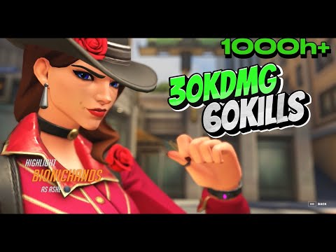 This is what 1000 HOURS of ASHE looks like (OW2)