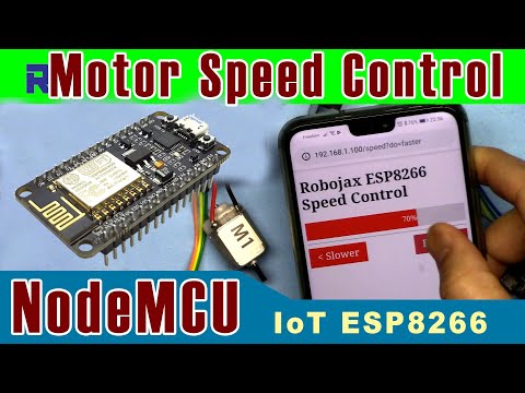 IoT: Control Speed of DC motor with NodeMCU ESP8266 and L298N Module