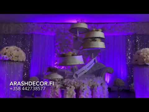 Arashdecor.fi WEDDING DECORATION AND CAKE TABLE