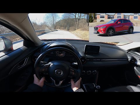2015 Mazda CX-3 1.5d 105 Hp POV Test Drive