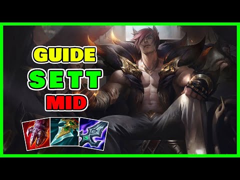 SETT MID GUIDE S13 - DESTROY A MELEE MID! (educational gameplay tips)