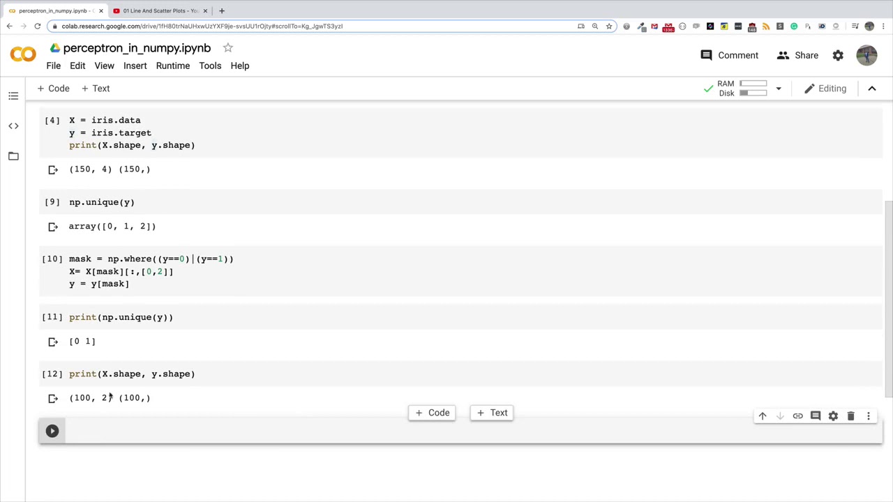 05 02 Perceptron Implementation