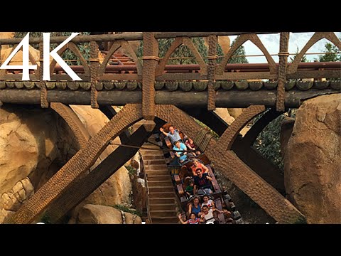 Seven Dwarfs mine train [4K] Front Seat POV- Shanghai Disneyland