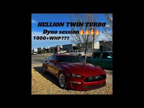 HELLION TURBO 62/62 Twin Turbo mustang 5.0  goes to the dyno!!! 1000+WHP????