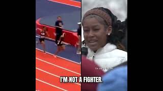 Virginia runner who bashed the head of an opponent with a metal baton, getting charged with assault.