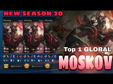 TOP 1 GLOBAL MOSKOV TERBARU 2021 GAMEPLAY BY FB PAGE: EDJAR - MOBILE LEGENDS
