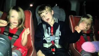 Poor Logan... how we roll going to Raleigh