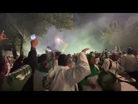 APOIO DA TORCIDA! VEJA A SAÍDA DO PALMEIRAS RUMO AO ALLIANZ PARQUE