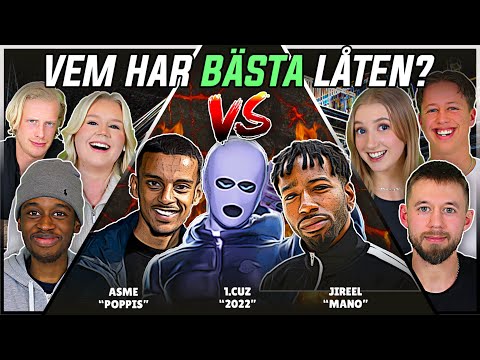 VEM HAR BÄSTA LÅTEN? (Jireel, Asme, 1.Cuz) | Swedish Rap Reaction | #63