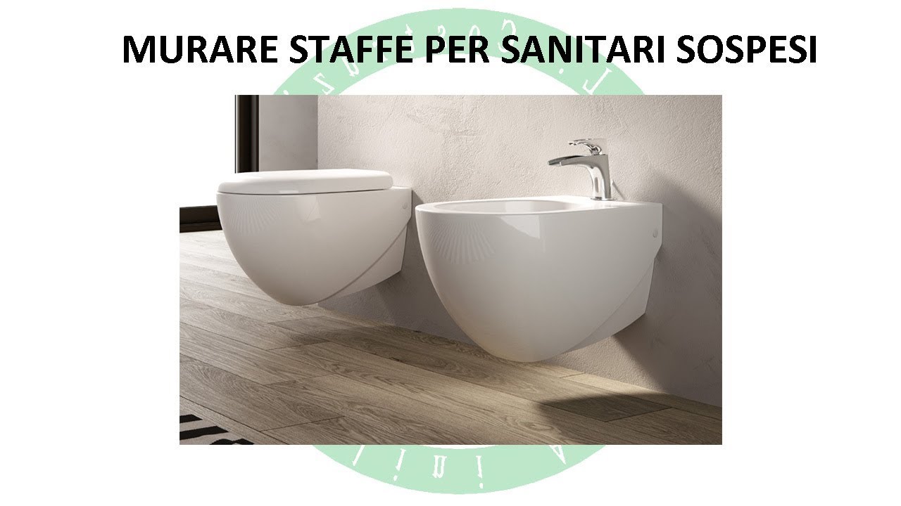 Murare Staffe per Sanitari Sospesi
