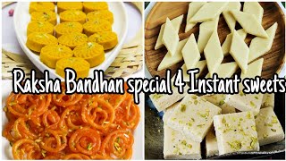 Rakshabandhan sweet recipes|Raksha bandhan special sweets recipes|Rakhi special instant sweets