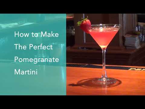 How to Make the Perfect Pomegranate Martini