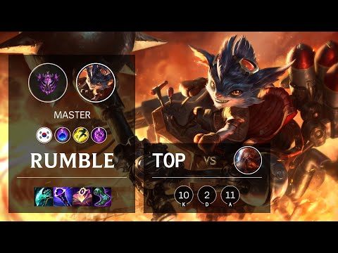 Rumble Top vs Gragas - KR Master Patch 11.1