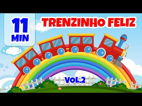 Trenzinho Feliz Vol.2 - Giramille 11 min | Desenho Animado Musical