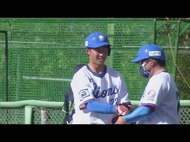 【ファーム】ライオンズ・長谷川 ファーム公式戦初安打＆初打点となるタイムリーヒット!! 2021/4/18 L-S(ファーム)