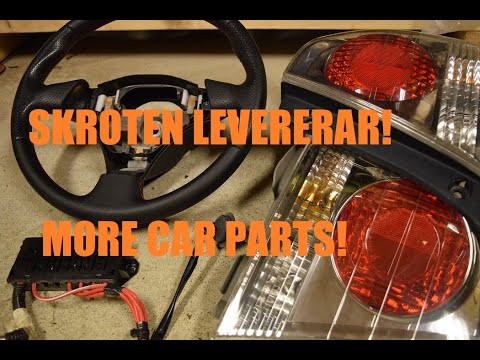 VI ÄR INNE PÅ EN BILSKROT OCH KÖPER SJUKT FRÄSCHA DELAR! [Vlogg #39]
