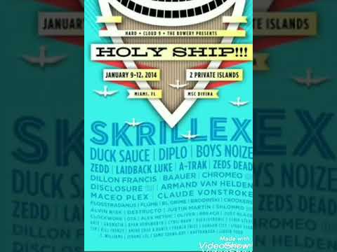2014.01.10 - Amine Edge & DANCE B2B Claude Vonstroke @ Holy Ship - MSC Divina, Great Stirrup Cay, BS