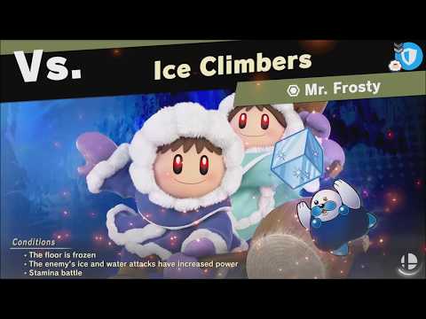 Super Smash Bros Ultimate vs Ice Climbers (Unlocks: Mr. Frosty) World of Light - Adventure Mode