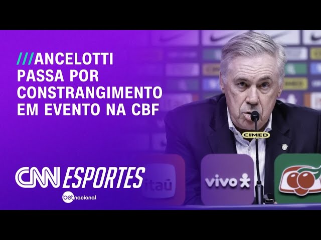 Ancelotti vive constrangimentos com técnicos brasileiros em fórum da CBF | LIVE CNN