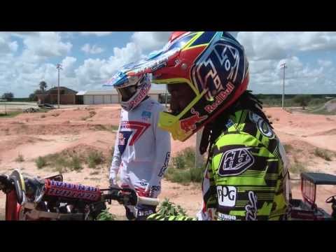 James and Malcolm Stewart training in Florida