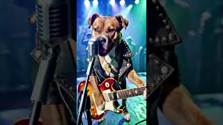 Funny Dog Sings Elvis Presley's "Hound Dog" (Rock Star Dog Parody)