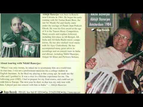 Pandit Nikhil Banerjee - Raga Gawoti-Tabla-Abhijit Banerjee