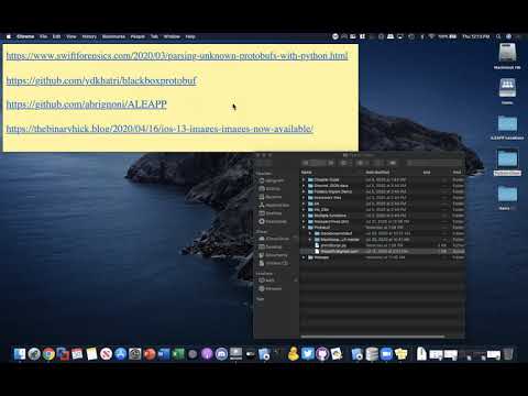 DFIR parsing of protobuf data in Python