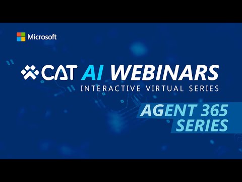 Agent 365 – Identity, Observability and Interoperability - CAT AI Webinars
