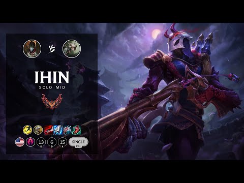 Jhin Mid vs Camille - NA Grandmaster Patch 12.8