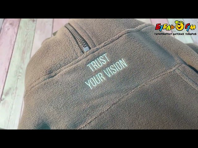 Толстовка Lanson Kids утепленная флисовая пыльно-розовая - видео