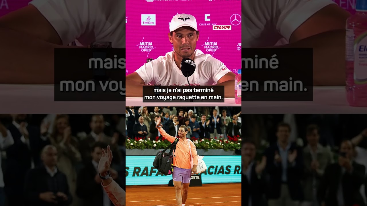 🇪🇸  Nadal, ému, a probablement joué son dernier match sur le sol espagnol #tennis #sports #nadal
