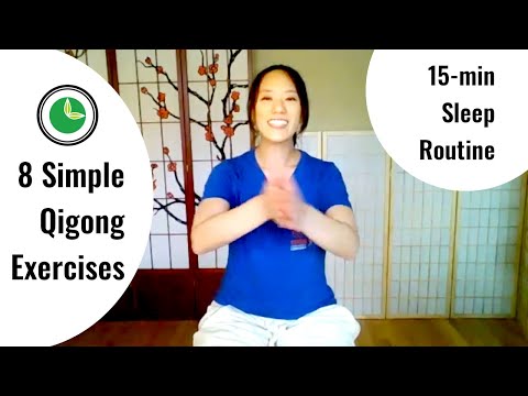 15-min Sleep Routine | 8 Simple Qigong Sitting Exercises with Kathy Yang