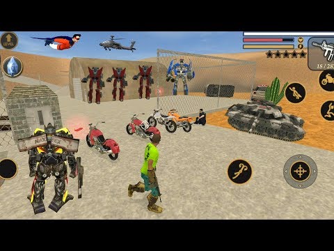 Vegas Crime Simulator (Motorcycle Sale on Army Base)Vegas Hero Theft Army Base - Android Gameplay HD