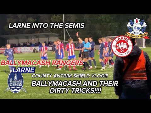 A CONFERRABLE NIGHT IN LISBURN!!!!! BALLYMACASH RANGERS VS LARNE VLOG!!!