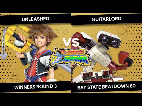 Bay State Beatdown 80 - Unleashed (Sora) vs GuitarLord (ROB) - Winners Quarters