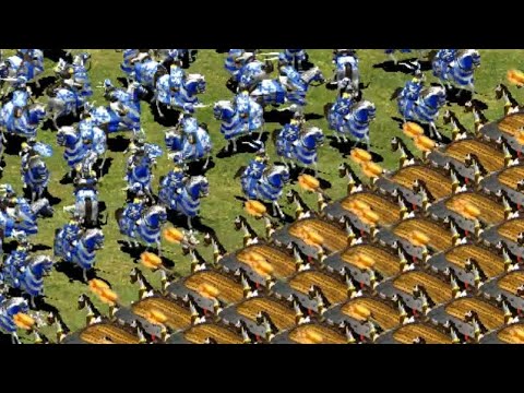 600 Paladins vs 600 Elite War Wagons | Age of Empires II