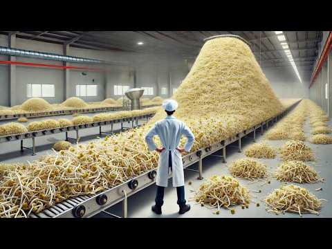 How Farmers & Factories Grow Bean Sprouts – You’ll Be Amazed
