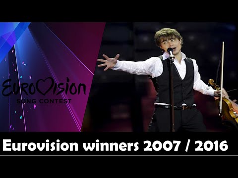 EUROVISION WINNERS FROM 2007 - 2016
