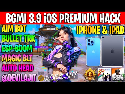 bgmi ios hack 3.9 free |how to hack bgmi ios 3.9 |skin hack bgmi ios | iPad And IPhone ios hack free