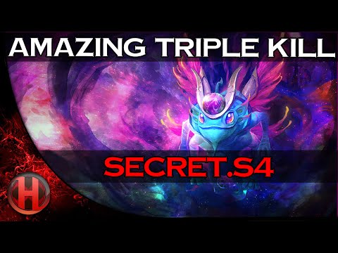 Dota 2 - Amazing Triple Kill by Secret.s4