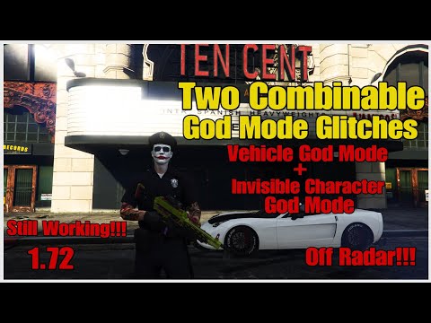 GTA V ONLINE: Two God Mode Glitches Still Working!!! 1.72!! 