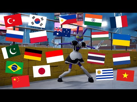 TADC - Jax wears a maid outfit in DIFFERENT LANGUAGES #tadc #glitch #jax #maid