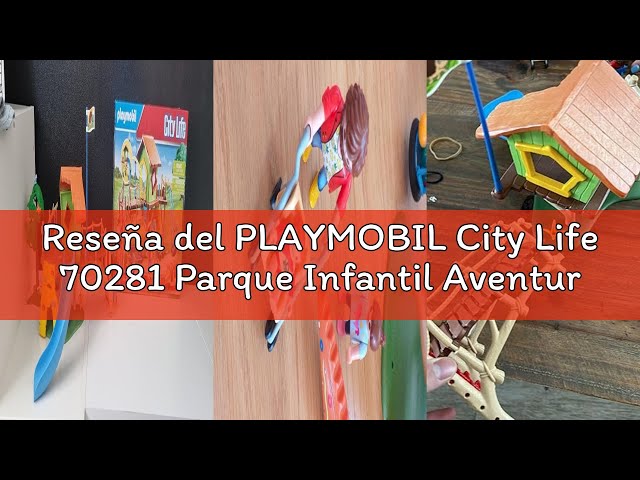 Vídeo relacionado con PLAYMOBIL City Life 70281 Parque Infantil Aventura, A Partir de 4 años