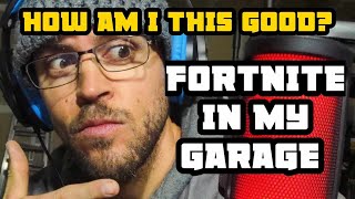 How Am I This Good? - FORTNITE IN MY GARAGE #Fortnite #FortniteLive #fortniteclips #fortnitememes