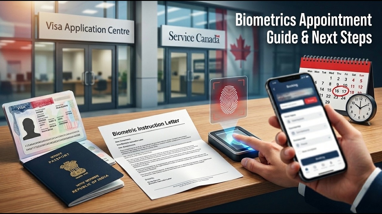 Biometrics Instruction Letter Canada | How to Book Appointment & Next Steps (Canada PR Guide 2026)